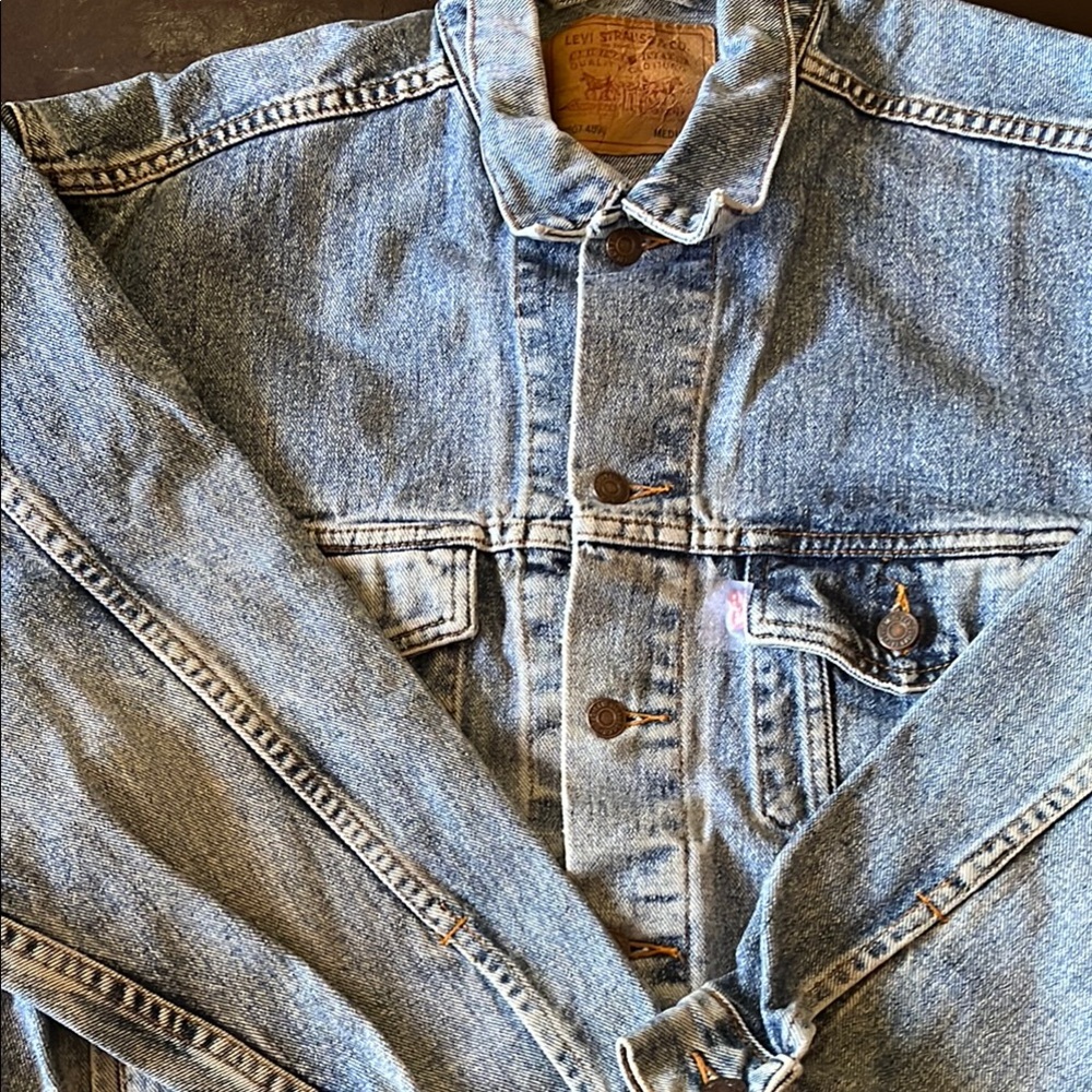 Levi's Blue Denim Shirt Jacket